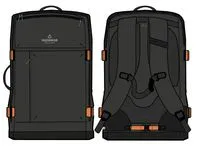 Sac à dos recyclé Adventurer 55L - Noir