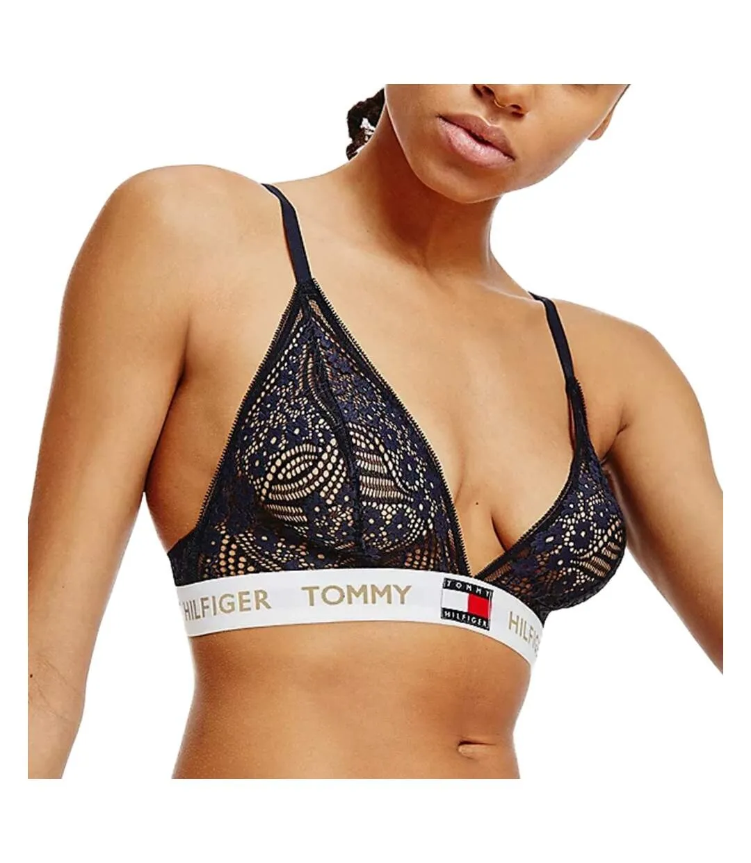 Soutien-gorge Marine dentelle Femme Tommy Hilfiger