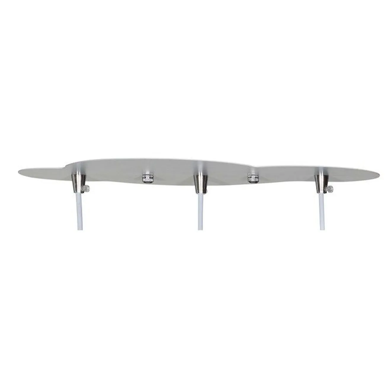 Suspension Lumineuse Trio Plafonnier en coton blanc blanc - Sauthon