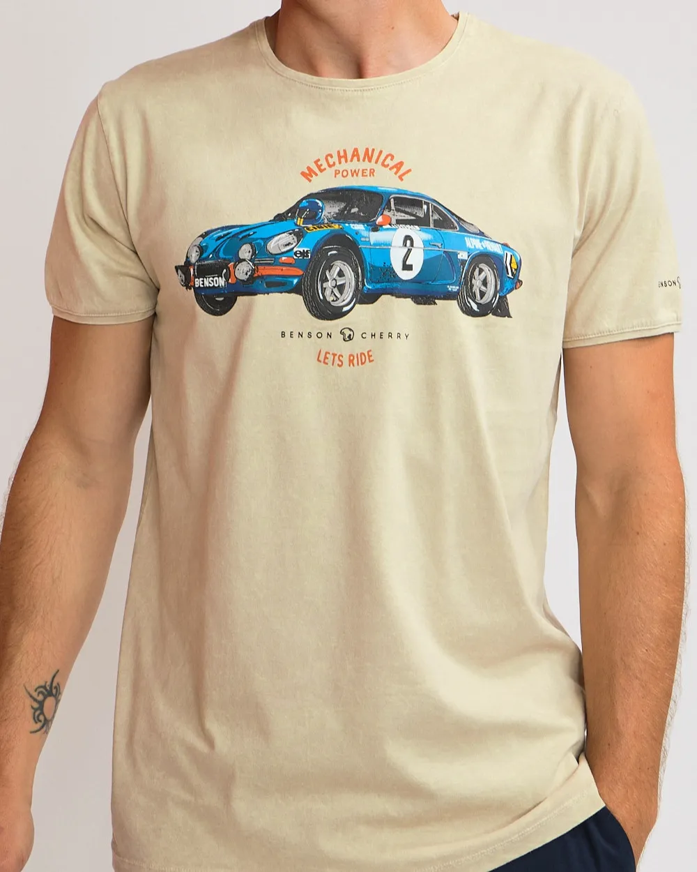 T-shirt beige renault alpine