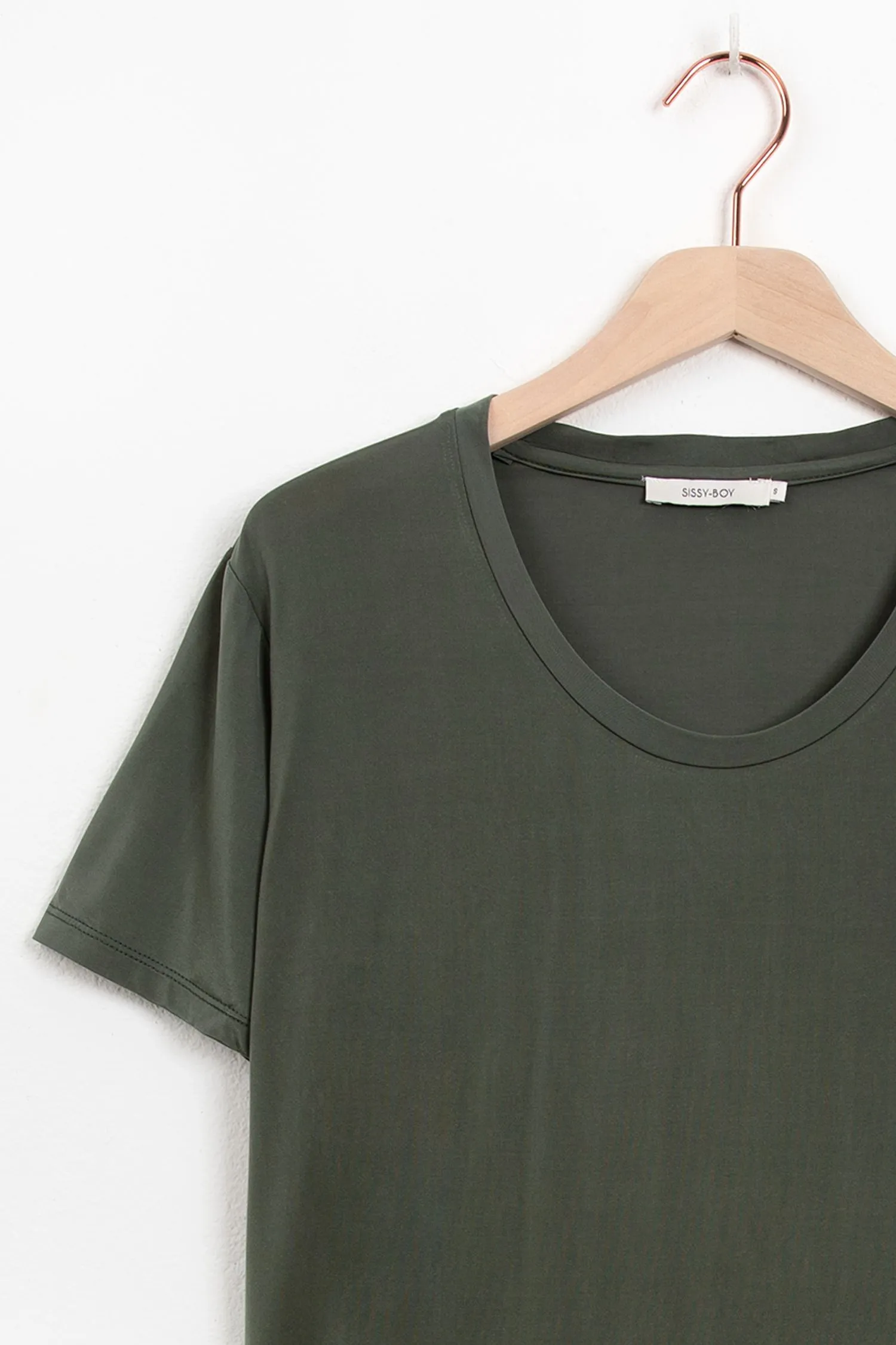 T-shirt cupro - vert foncé
