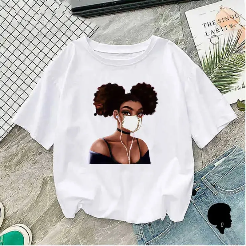 T Shirt Imprimé Africain Femme