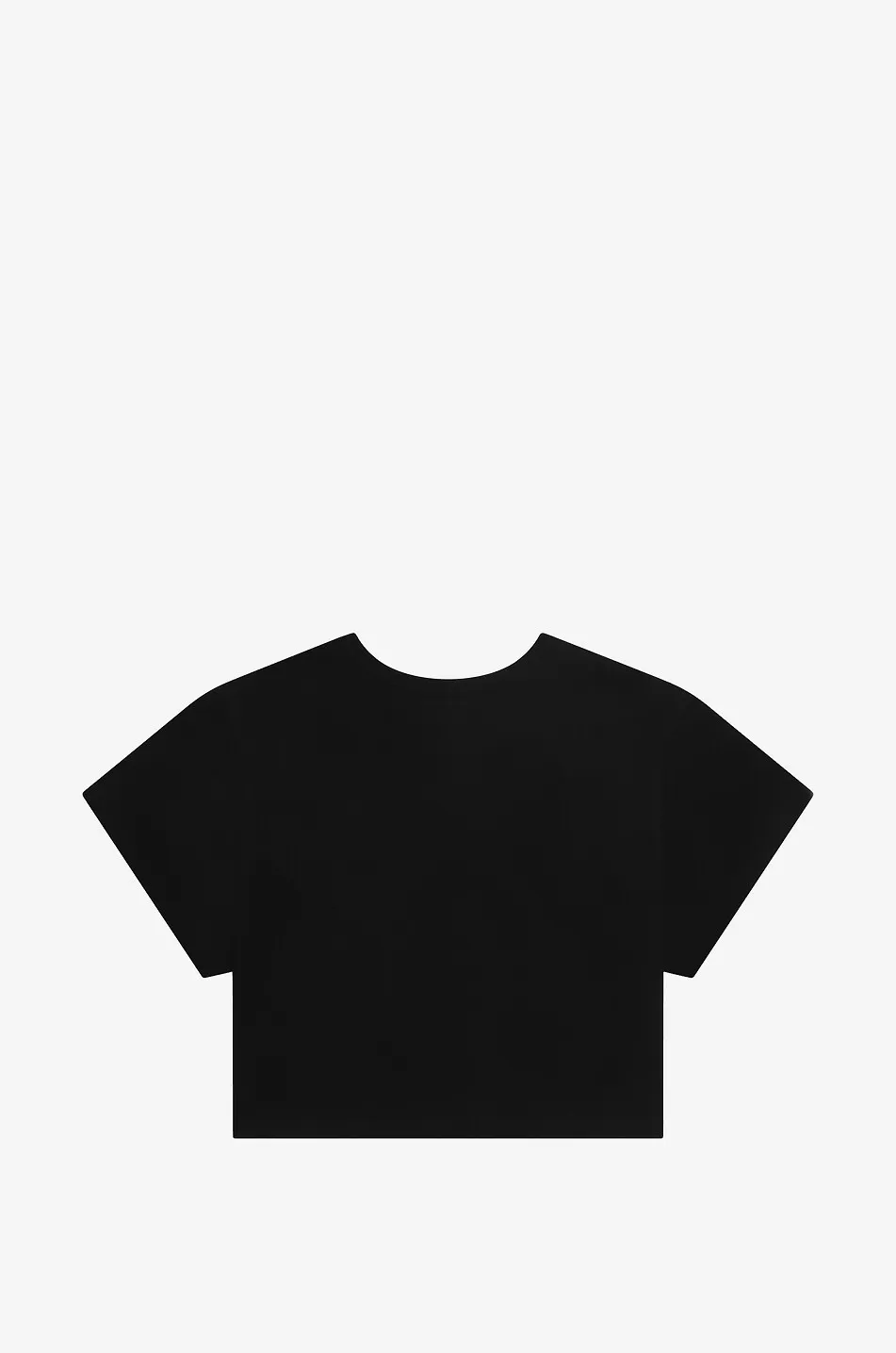 T-shirt raccourci pour fille imprimé fleurs