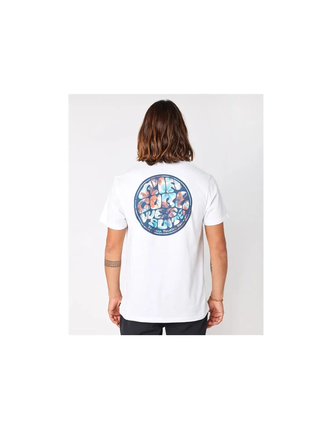 T-shirt Rip Curl Passage Homme Blanc