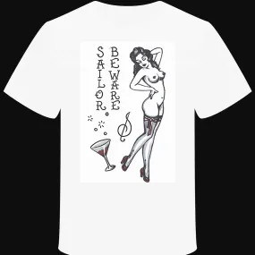 T-shirt Sailor Beware Pin'up