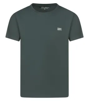 T-shirt Teddy Smith coton avec manches courtes et col rond  vert