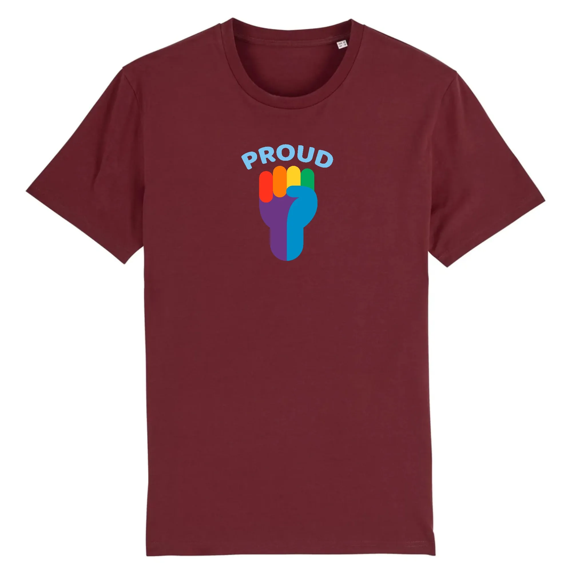T shirt Unisex LGBT Main Levé