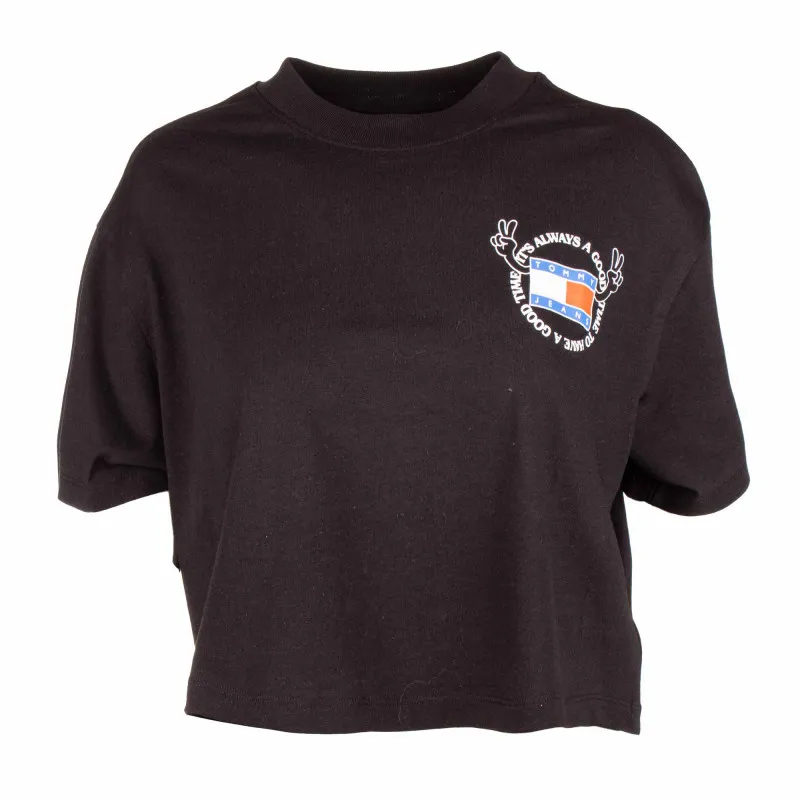 Tee shirt mc dw0dw12845 Femme TOMMY HILFIGER à prix dégriffé ! | 