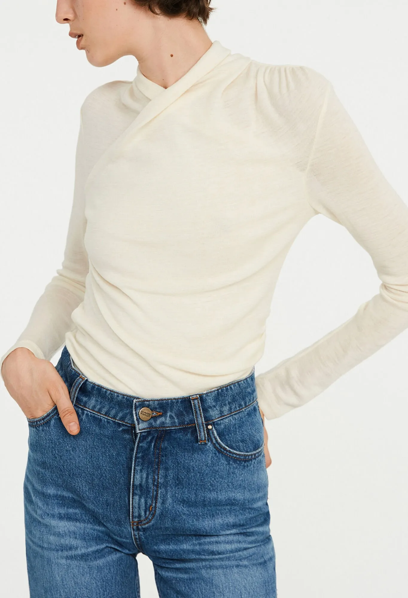 Top à col croisé | Claudie FR