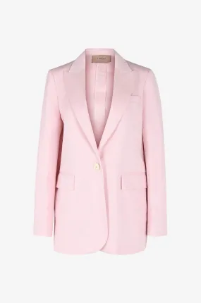 Veste de tailleur en coton et lin