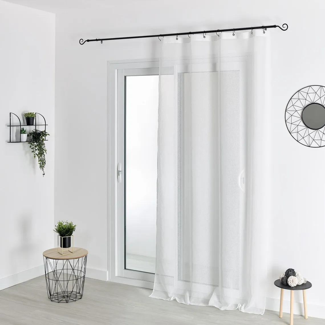 Voilage Etamine Unie Blanc | 3 Suisses